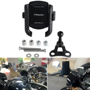 Cell Phone Holder Handlebar Mount Kit For Harley Road Glide FLTRX FLTRK 2015-23 - Photo 1 sur 12