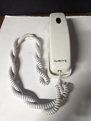 Прозрачный усиленный громкий проводной настольный/настенный телефон с визуальным звонком большие кнопки C210 - Изображение 1 из 4