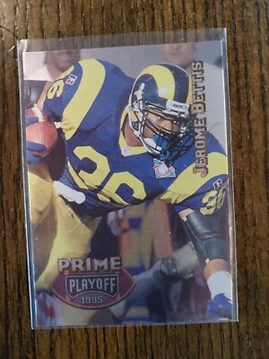 1995 Playoff Prime Jerome Bettis #6 St. Louis Rams HOF  - Image 1 of 2
