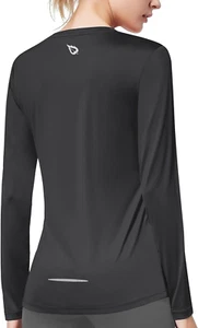 Long Sleeve Workout Tops for Women Running Athletic Shirts Active Quick Dry Ligh - Picture 1 of 12