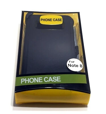 For Samsung Galaxy NOTE 8 Rugged Case Cover (Clip Fits box  Otter  Defender) BK - Image 1 of 4