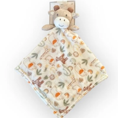 Moderno Bebé Peluche JIRAFA Vaca Lovey Seguridad Blankie Manta Bebé Juguete Safari NUEVO Foto 1 de 3