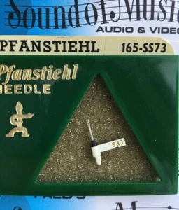 NEW  Pfanstiehl 165-SS73 PLAYS 78 & ALL Sapphire Needle Stylus ds77 Synthetic - Picture 1 of 5
