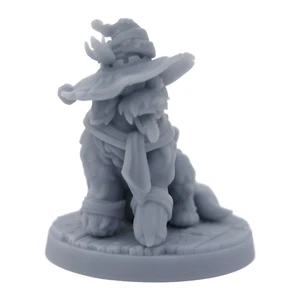 Dog companion Sheppar the Old English Shepherd paintable miniature 3D printed - Picture 1 of 5