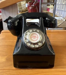 teiera telefonica tony carter vintage nera - Foto 1 di 6