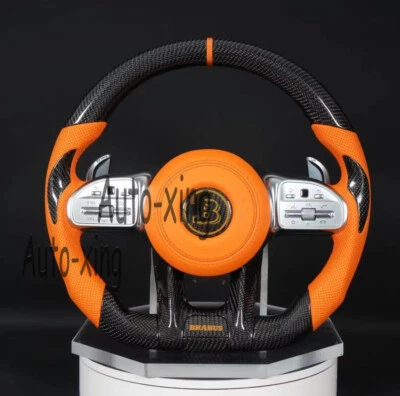 Volante de fibra de carbono sin clasificar para Mercedes-Benz AMG GLE S55 G63 CLA 2010+ Foto 1 de 4