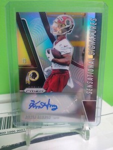 2019 Prizm Kevin Harmon Silver Sensational Signatures Prizm #SE-KEH RC Redskins