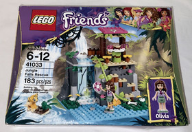 LEGO FRIENDS 41033 Jungle Falls Rescue, New, Box Damage
