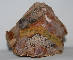 Ejemplo de exhibición de stock antiguo Burro Creek conglomerado jaspe de Arizona 1+ lb. - Imagen 1 de 8