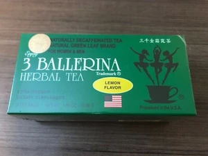 1 caja de 18 bolsas de té té té de dieta hombres/mujeres bebida fuerza extra, 3 bailarinas, limón - Imagen 1 de 1