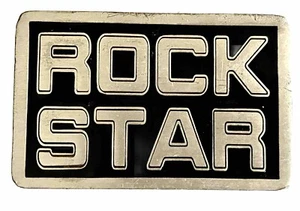 Great American 2001 Rock Star Belt Buckle For 1.5 Inch Belt Fine Pewter W Skulls - Picture 1 of 4