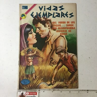 1973 Spanish Comics Vidas Ejemplares #388 Historia de Amor Novaro México Foto 1 de 4