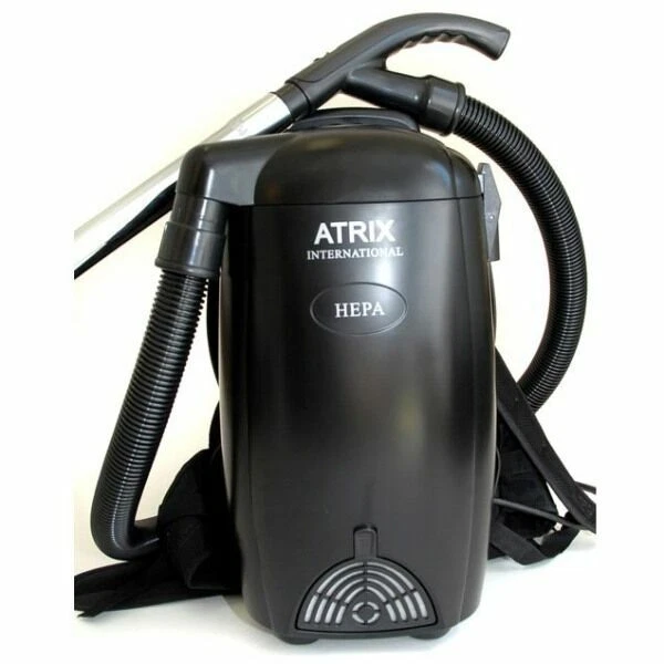 Atrix VACBP1 Black Ergo Backpack HEPA Vacuum Cleaner