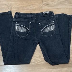 Arizona Jeans black jeans size 10 girls - Picture 1 of 6
