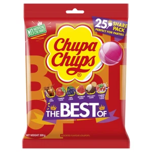 Chupa Chups-Best of-Lollipops-25 Count-Au - Picture 1 of 2