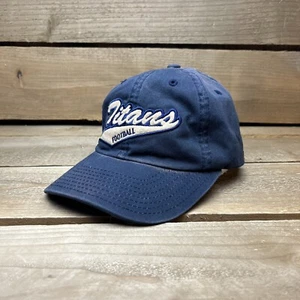 Distressed Tennessee Titans NFL Football Blue Athletic Strapback Hat Cap - Picture 1 of 11