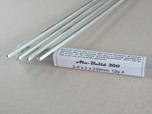ALUMINIUM BRAZING SOLDER Ultra low 300c Ideal for repair and joining - 4 rods - Picture 1 of 2