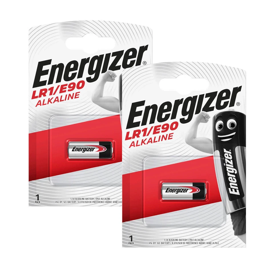 2x Energizer LR1 E90 Alkaline Batterie 1,5V Lady N 1er Blister - Bild 1 von 1