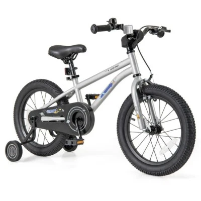 16" Kids Bike Balance Bicycle Training Wheels Gift Kids w/Height Adjustable Seat - Image 1 of 4