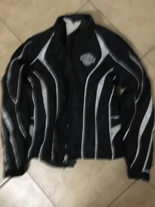 NEW Harley Davidson Womens Jacket 360 Black/Silver mesh reflective EXTRA SMALL - Picture 1 of 9