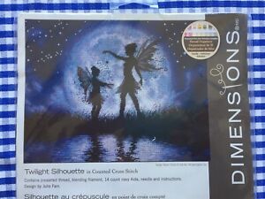 Dimensions Twilight Silhouette Counted Cross Stitch Kit 70-35296 Pixie Fairy