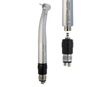 COXO Dental Self Power LED Handpiece 4 Hole High Speed Turbine NSK QD-J Coupler - Picture 1 of 53