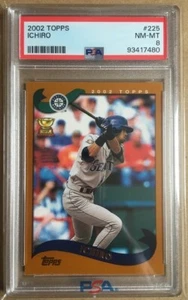2002 Topps Ichiro Suzuki #225 Gold Cup PSA 8 (Seattle Mariners) - Bild 1 von 2