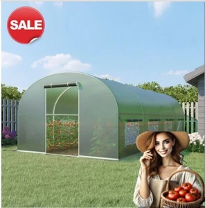 XXL 2x3m Gewächshaus Foliengewächshaus Folienzelt Gemüsehaus PREMIUM ANGEBOT - Bild 1 von 12