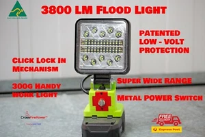 For Ryobi 18V ONE+ Worklight 3800LM LED Campaign Light Spotlight Flashlight - Picture 1 of 10