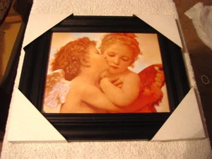 KIRSCHEN 11 X 13 MDF GERAHMTES BILD (SCHWARZER FARBRAHMEN) - Bild 1 von 1