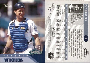 Pat Borders 2002 MultiAd Tacoma Rainiers #6 RC Card FREE SHIP *AutographDen* - Picture 1 of 1
