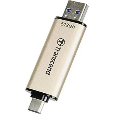 Transcend JetFlash 930C Chiavetta USB 512 GB Oro TS512GJF930C USB 3.2 (Gen - Immagine 1 di 3