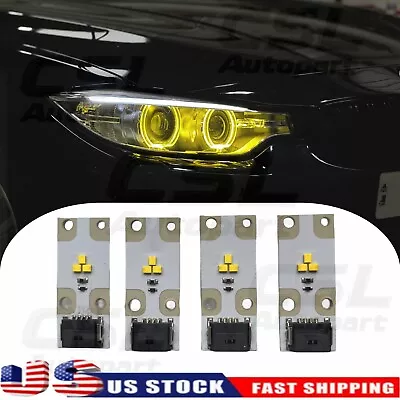 CSL Yellow Angel Eyes DRL Boards For BMW E92 E93 LCI 316i 328i 330i 335i XENON - Image 1 of 4