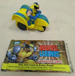 Unopened 2001 Topps Trading Cards Marvel Legends & 1997 Wolverine Toy - Picture 1 of 9