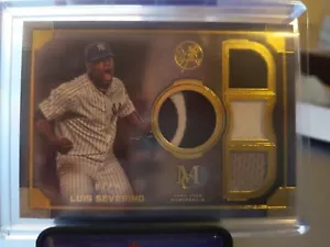 2019 Topps Museum Collection Primary Pieces Quad Relic Luis Severino /25 - Picture 1 of 2