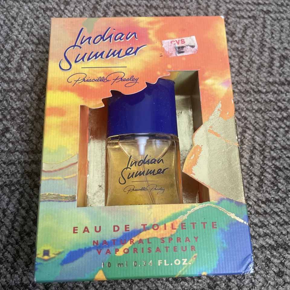 Indian Summer Eau De Toilette 10mL .34 Oz By Priscilla Presley New in Box Full - Image 1 of 2