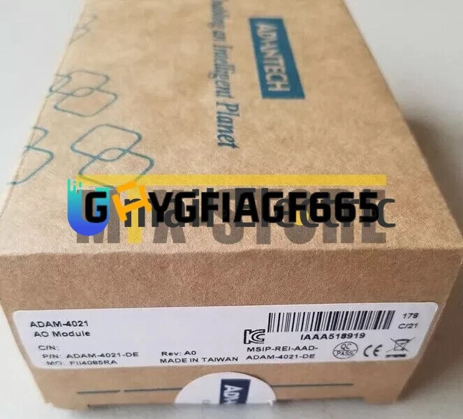 1pcs Brand New Advantech Remote Analog Output Module ADAM-4021 ( ADAM4021) - Image 1 of 3