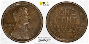 1909-S VDB Lincoln Wheat Cent PCGS VF30 - 55956987 - Picture 1 of 3