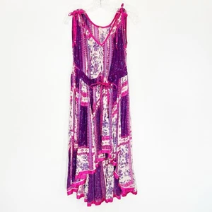 Vestido Free People Rose Garden Alto Bajo en Violeta Combo Talla XS - Imagen 1 de 9