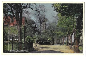 New Walk, Leicester - Postcard - Posted 1963 - Dennis (1) - Foto 1 di 2