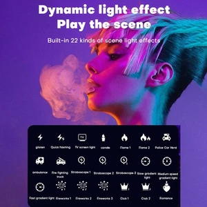 Lumière vidéo magnétique RVB lumière de remplissage LED 2500K-9000K dimmable 22 UULI - Photo 1 sur 15