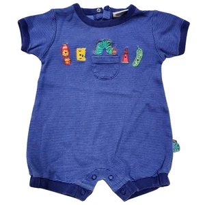 Carter's Baby The Very Hungry Caterpillar Short Romper 3-6M Striped One Piece - Picture 1 of 4