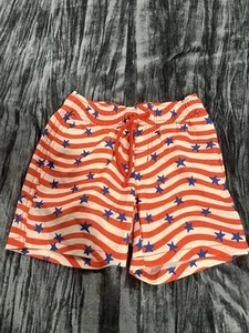 Cat & Jack Red and Blue Star Swim Shorts - Picture 1 of 2