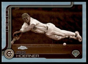 2025 Topps Chrome #107 Nico Hoerner Sepia Refractor - Picture 1 of 2