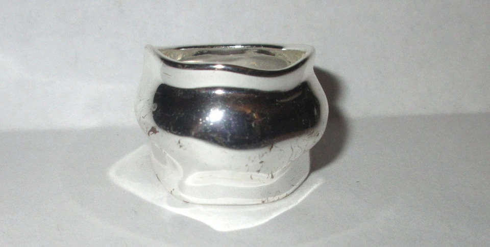 Anillo de bronce Robert Lee Morris banda curvas anillo talla 6,5 Foto 1 de 4