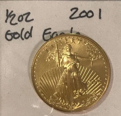 Gold Eagle 2001 $25 1/2 oz BU++ Foto 1 de 4
