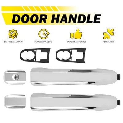 2 внешние передние левая и правая дверные ручки подходят для 2019 GMC Sierra 1500 с ограниченным основанием - Изображение 1 из 4