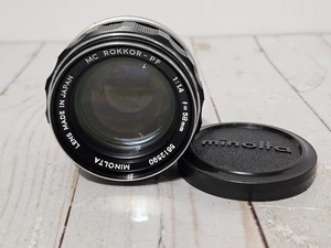 Minolta MC Rokkor - PF 58mm f/1.4 Lens Made In Japan - Picture 1 of 13