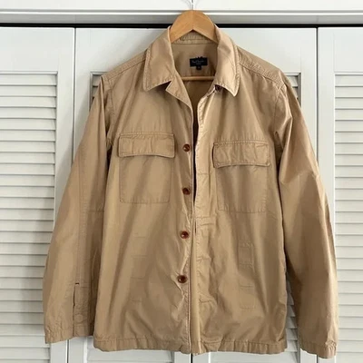 Sobrecamisa Chaqueta Paul Smith Jeans 100% Algodón Para Hombre Caqui Tostado PT509 Talla Mediana Foto 1 de 4
