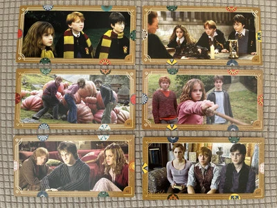 Panini Harry Potter Contact Card 4 14 43 44 62 117 -Hermione Granger Ron Weasley - Image 1 of 4